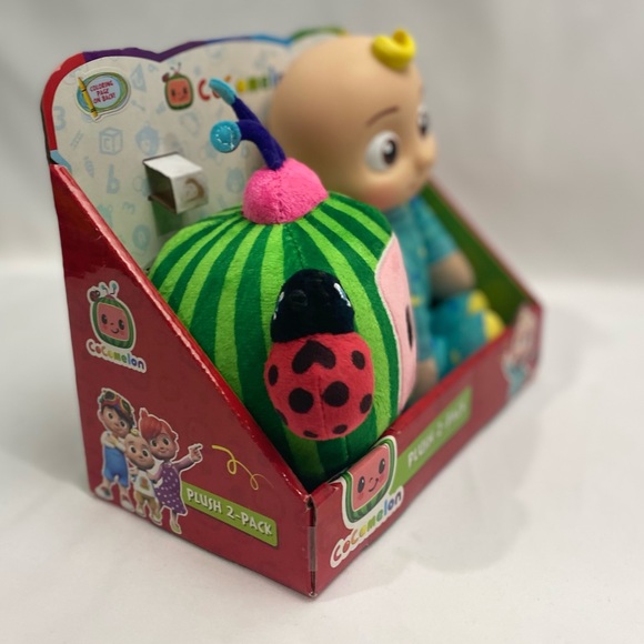 CoComelon JJ and Melon Plush Stuffed Animal Toys, 2 Pack - 8" Plush - Picture 4 of 9